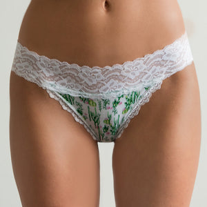 Cactus Oasis Lace Thong - Popcheeks