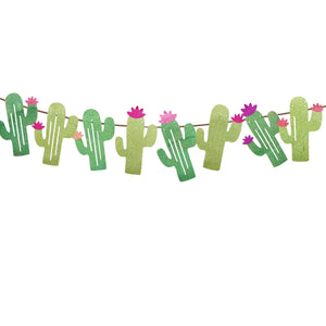Cactus Party Banner Garland - Popcheeks