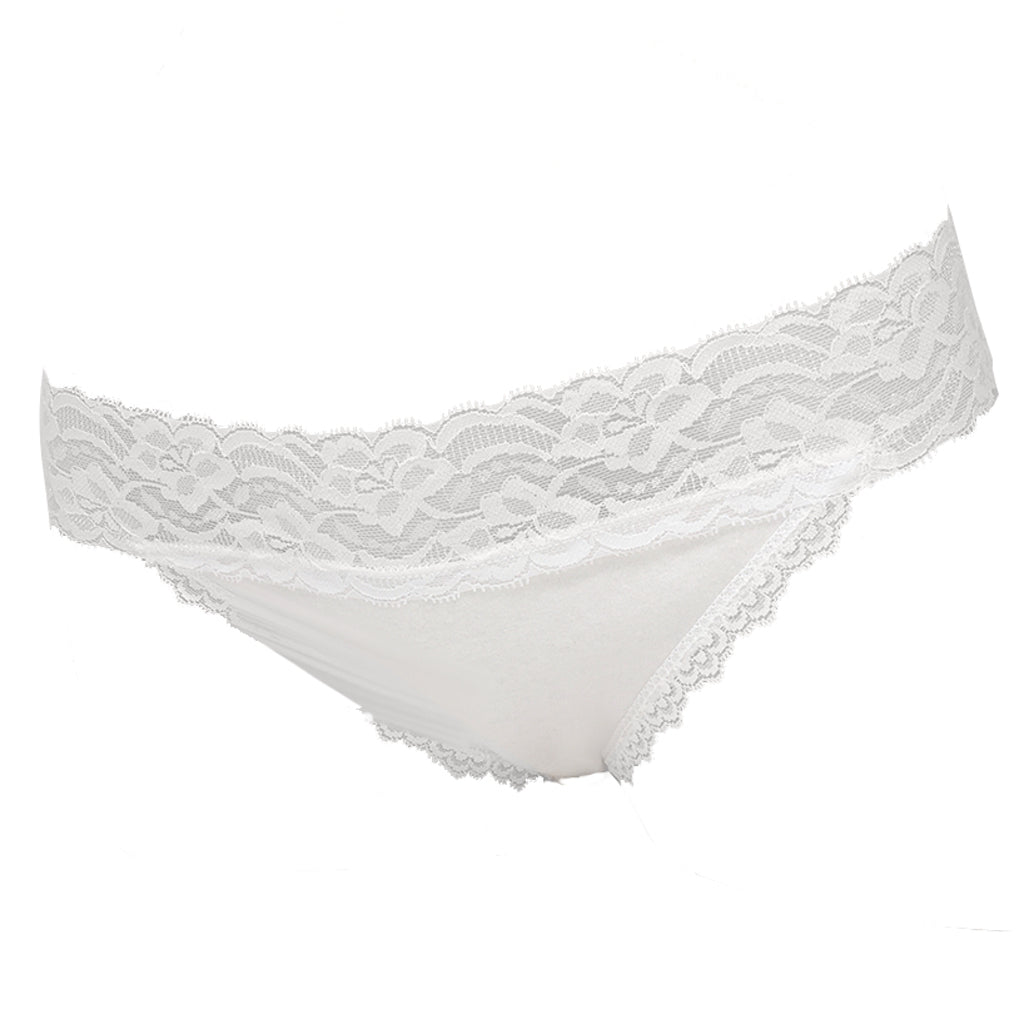 StainFree Panties - White Lace Bikini — Reusable Cloth Home Goods |  generationMe