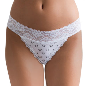 Stag Antler Lace Thong - Popcheeks